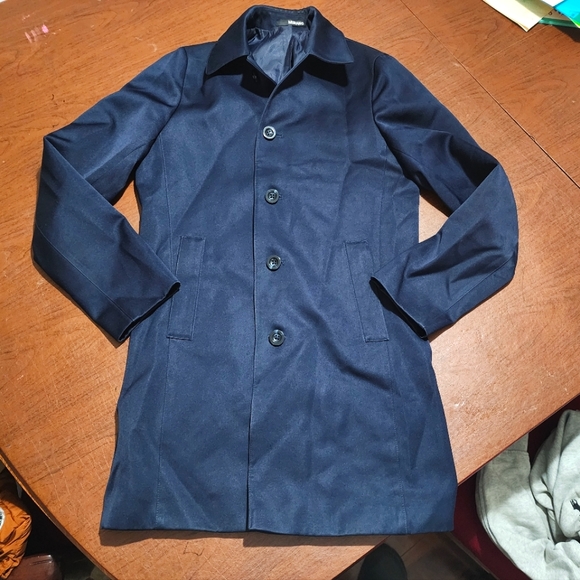 Murano Men's Navy Blue Coat - Picture 1 of 8